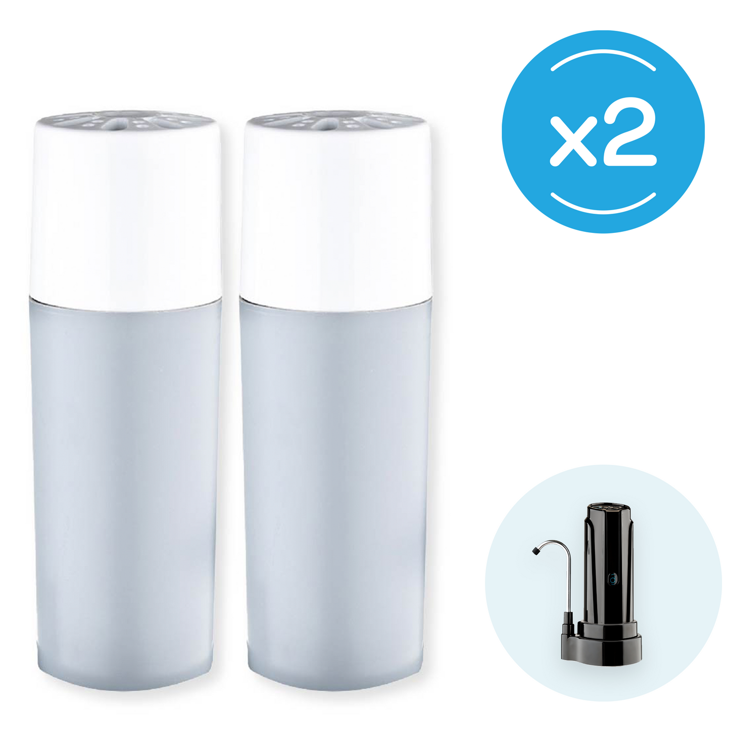 Combo Repuesto Purificador de Agua AQUA  X 2