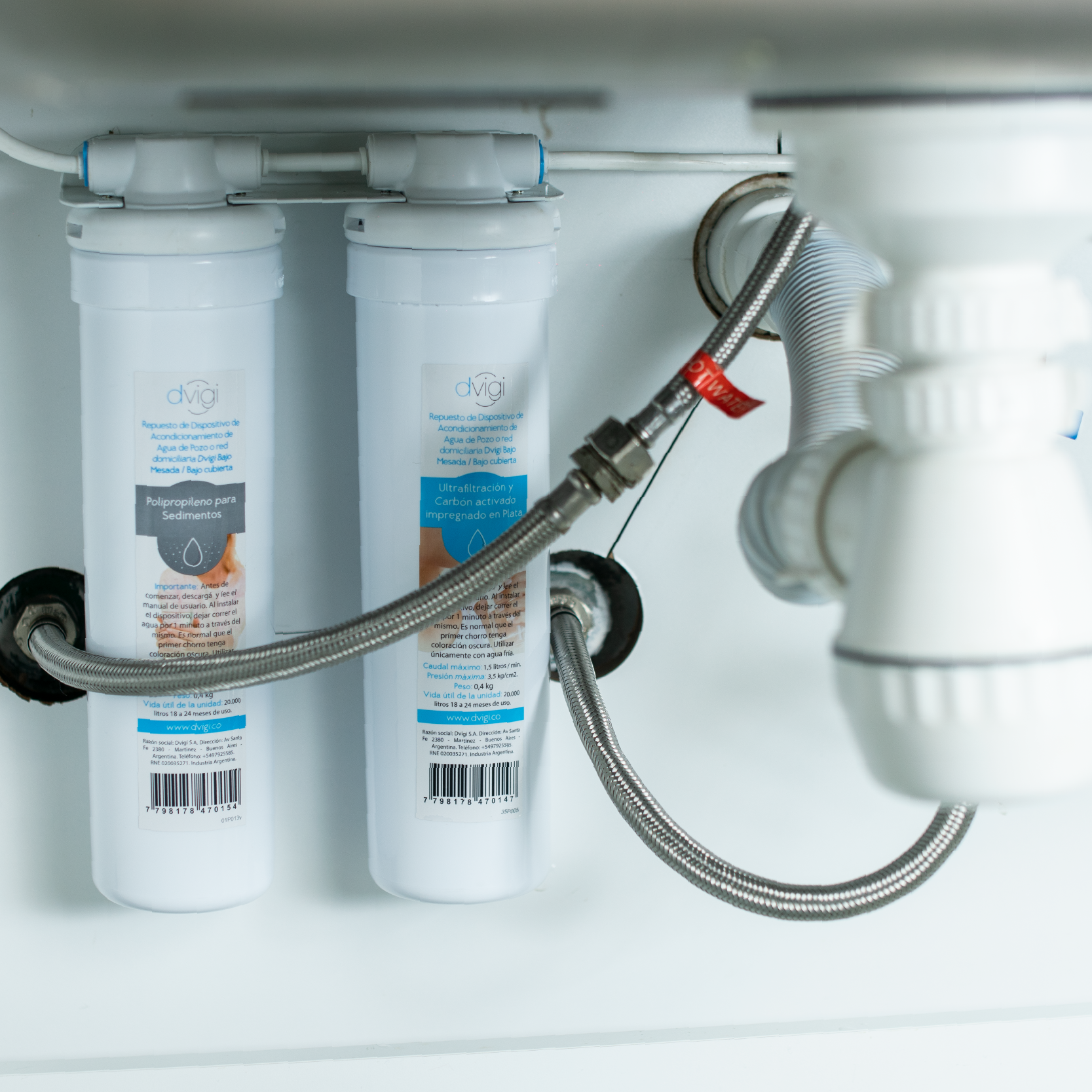 Dvigi. Purificador de agua con sistema ultrafiltracion. Ideal para agua de Pozo.