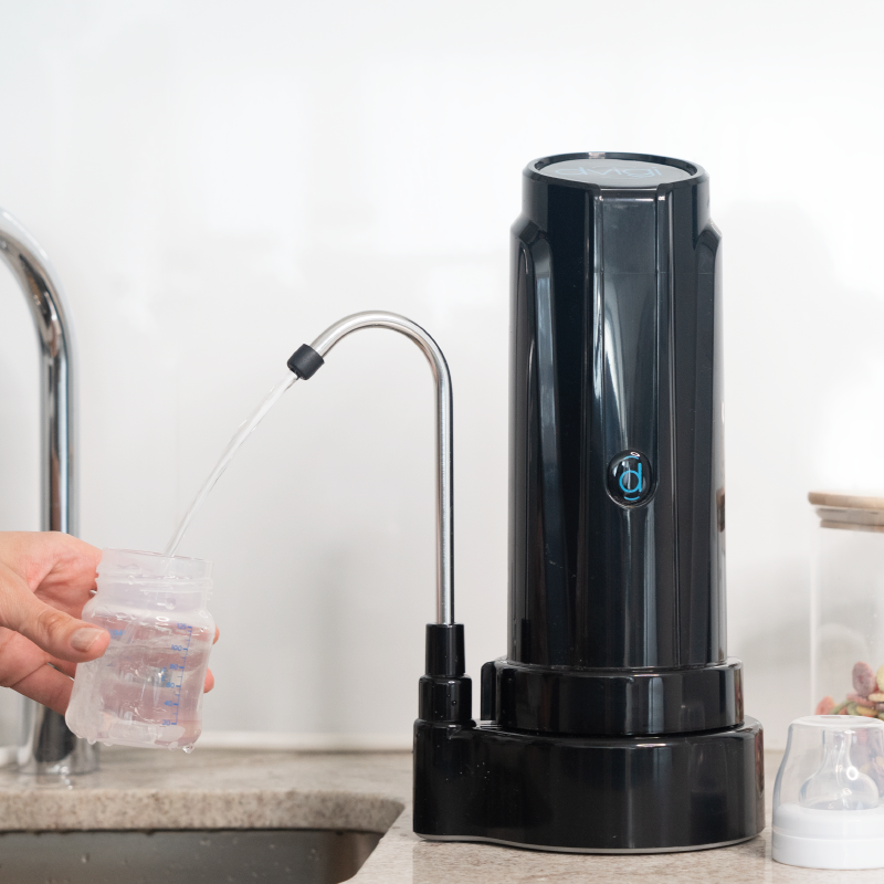 Combo Purificador Sobre Mesada AQUA con 1 Repuesto Extra