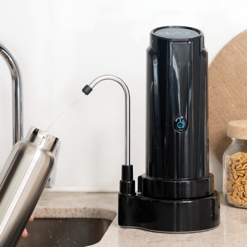 Combo Purificador Sobre Mesada AQUA con 2 Repuestos Extra