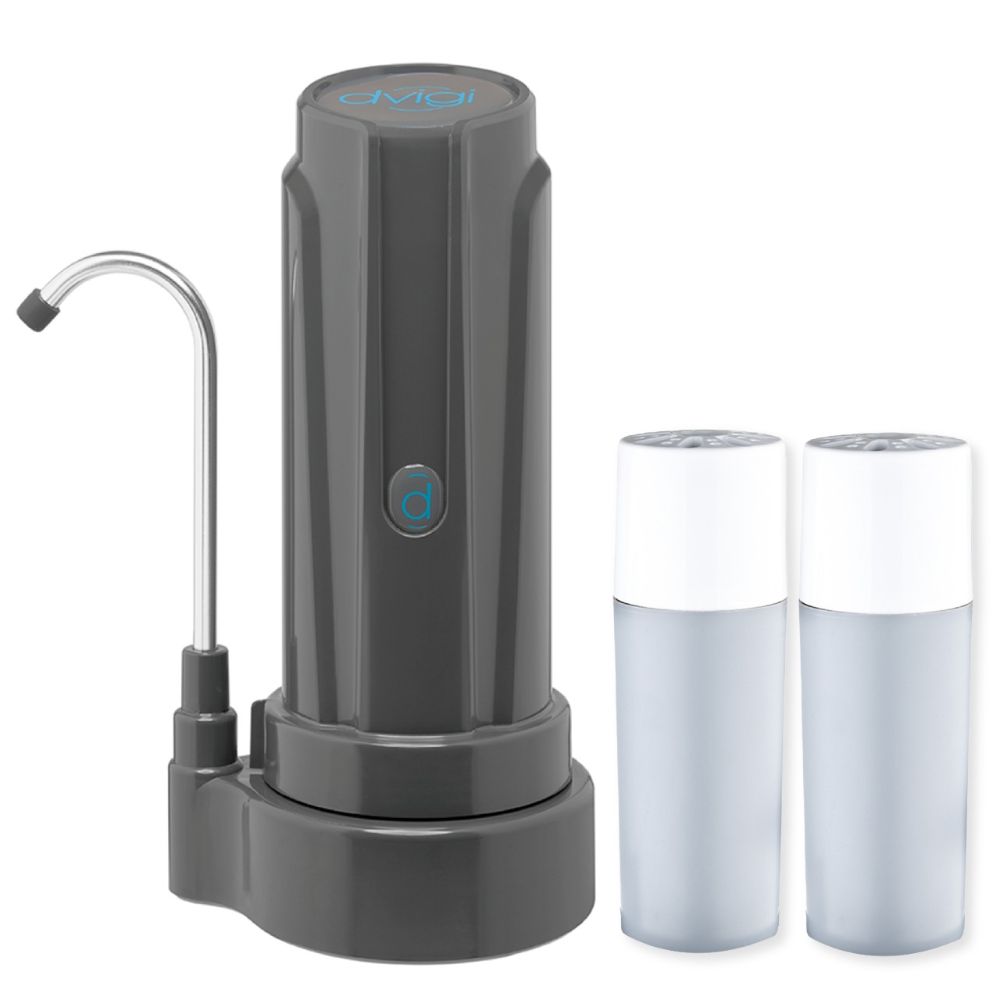 Combo Purificador Sobre Mesada AQUA con 2 Repuestos Extra